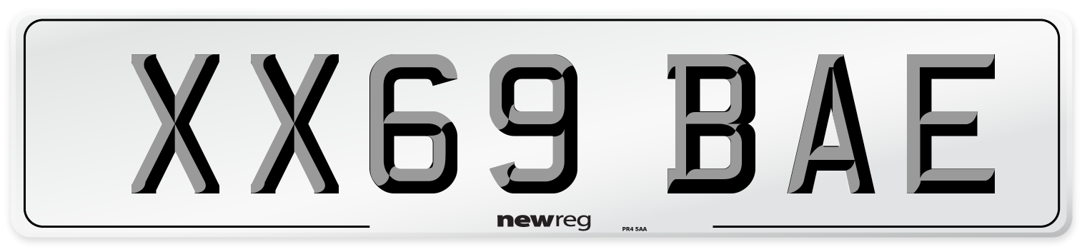 XX69 BAE Number Plate from New Reg